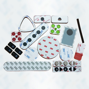 Tùy chỉnh màu sắc khác nhau và hình dạng miếng đệm <span class=keywords><strong>Silicone</strong></span> nút trở lại Phụ kiện cao su dính - Product Image 2