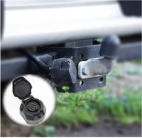 Prise de remorque Euro en plastique OEM 12V 13+1P avec interrupteur de coupure pour feux de brouillard