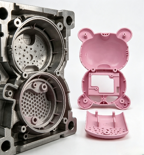 Custom OEM/ODM Mould for Plastic Bear Toys & Shells Injection Molding ISO 9001 Certified WISHMOULDS Brand