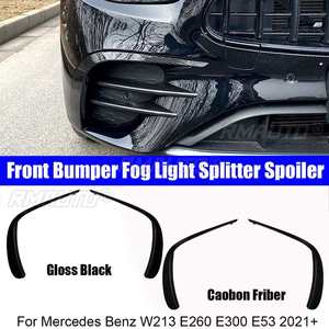 ฝาครอบไฟตัดหมอกกันชนหน้า สปอยเลอร์ สำหรับ Mercedes Benz W213 E260 E300 E53 ปี 2021+ - Product Image 1