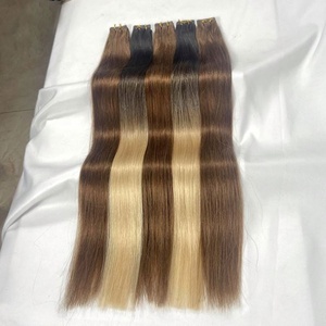 ผมต่อแบบเทป 10A เกรดเวฟท์ แบนสองด้าน ไฮไลท์สีธรรมชาติ  แบบมองไม่เห็นรอยต่อ ผมแท้บราซิล เรมี่ เวอร์จิ้น - Product Image 3