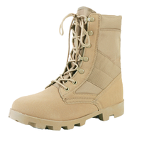 Bottes Tactiques Homme USA Imperméables Randonnée Extérieure Travail Sécurité Chaussures Durables Cuir Suède avec Embout Acier Bottes de Jungle