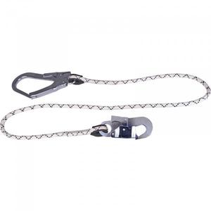 DELTA PLUS - LO047150AD Cordón de cuerda trenzada + 1 am010 + 1 am022 - 1,5 m - EAN 3660348006354 SEÑALIZACIÓN Y SEGURIDAD - Product Image 1