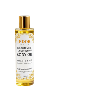 วิตามินซีและอี บอดี้ออยล์กลิ่นเลมอนเพื่อผิวกระจ่างใส สำหรับการดูแลผิวกายทุกวันของผู้ชายและผู้หญิง - Product Image 1