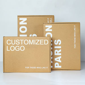 Kotak pesawat warna bergelombang Ekstra keras, kotak pesawat kertas pakaian dalam stok, kotak pengiriman cepat - Product Image 2