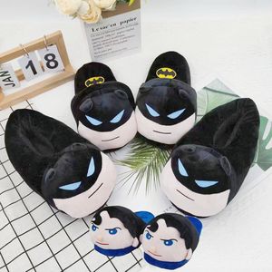 Zapatos de Algodón para Otoño e Invierno, Cálidos, de Alta Calidad, para Uso Diario y Viajes, con Diseño de Peluche de Dibujos Animados, <span class=keywords><strong>Marvel</strong></span>, Batman y Superman - Product Image 1