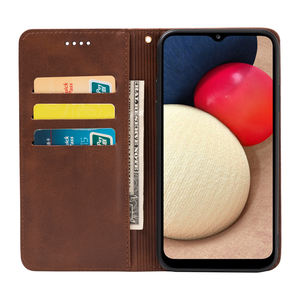 Étui en cuir magnétique solide pour <span class=keywords><strong>Samsung</strong></span> A01 A10 A21 A40 A50 A51 A60 A70 <span class=keywords><strong>A71</strong></span> 4G 5G étui portefeuille - Product Image 1