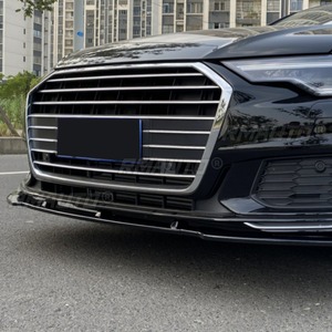 ลิ้นกันชนหน้ารถยนต์ สปลิตเตอร์ดิฟฟิวเซอร์ สปอยเลอร์กันชน สำหรับ Audi A6L 2019-2022 ชุดแต่งรถยนต์ อุปกรณ์ตกแต่งรถยนต์ - Product Image 4