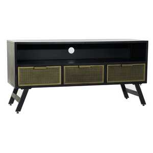 Metal <b>TV</b> <b>Stand</b> 125x41x62 with Black Mesh - Product Image 3