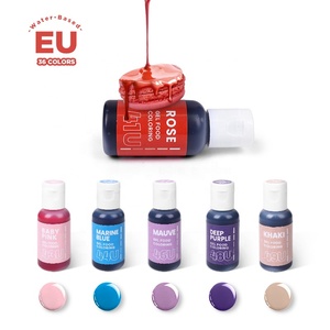 เครื่องเพิ่มความคงตัวของอาหารมี36สีเจลช็อกโกแลตน้ำขนาด20มล. มาตรฐานยุโรป - Product Image 1