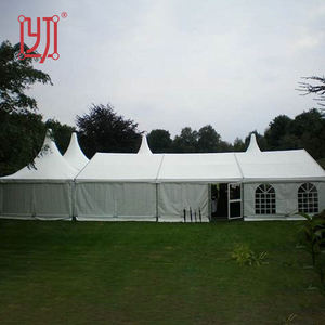 Carpa Mixta de Aluminio y PVC de 10x20 con Techo Alto para 200 Personas, Ideal para Exposiciones de Autos - Product Image 5