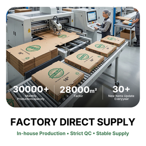 Luxury Custom Eco-Friendly Kraft Paper Matte Square Pizza <b>Box</b> Double Decker Glossy Logo for High End Restaurants - Product Image 5