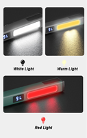 6 Modes de Travail Portable LED Stylo Travail Lumière Avec Rouge Avertir Aimant Clip En Plein Air Réparation De Voiture Inspection D'urgence Flash Travail Lumière