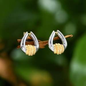 ต่างหูแฟชั่นแบบติดหู สแตนเลส 316L ชุบทอง PVD ทนทาน เป็นมิตรต่อสิ่งแวดล้อม - Product Image 3