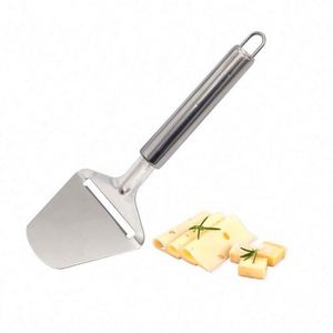 Cortador y Rebanador de Queso Manual Multifuncional de Acero Inoxidable para Quesos Semiblandos/Semiduros, Mantequilla y Jamón, Utensilio de Cocina - Product Image 3