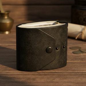 The Cash Wrap Wallet, un organizador de dinero y tarjetero creativo de cuero PU para viajes internacionales. - Product Image 1