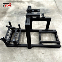 Asiento de Simulador de Carreras con Movimiento Inmersivo, Soporte de Volante de Aluminio, Sistema de Entretenimiento de Carreras de Coches VR para Juegos en Casa