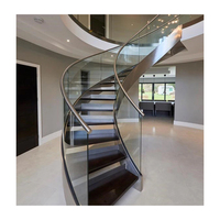 Prix de gros Décoration intérieure de villa de luxe Escaliers incurvés en pierre Designs Carreaux d'escalier en marbre blanc Marchepieds d'escalier