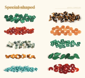 หินคริสโซโคลลาธรรมชาติอัญมณีทรงหลวมผลิตตามสั่ง - Product Image 6