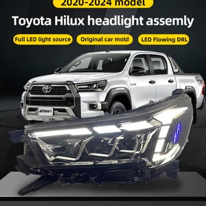 Sanvi - Faros Delanteros LED de Alta Calidad para Toyota Hilux Revo 2020-2024, Luces LED de Circulación Diurna Fluidas - Product Image 3