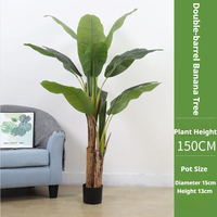 Planta Artificial de Palma del Viajero, Bonsái Nórdico Grande, Decorativa, Palma Areca, para Interiores, Sala de Estar, Vegetación Artificial de Plástico