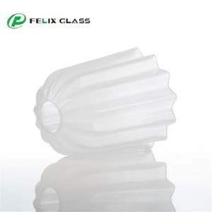 Abat-jour en verre givré blanc opale de haute qualité, personnalisé, moderne et brillant, pour luminaires suspendus d'intérieur, pour éclairage domestique - Product Image 4