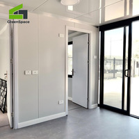 Kits de maisons modulaires conteneurs extensibles écologiques GreenSpace anti-corrosion et étanches de 20/40 pieds avec garantie de 5 ans – Design moderne