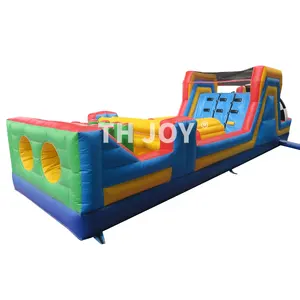 Commercial Inflatable PVC Adult Bouncer Slide Outdoor Bouncy Jumping Castle with Blower Obstacle Course Equipment on Sale