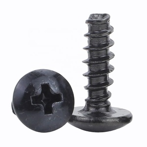 Tornillo Autorroscante de Cabeza Hexagonal de Acero Inoxidable 304 con Recubrimiento de Zinc Negro, A2-70, Métrico M2-M5 - Product Image 1