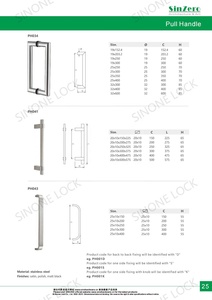 TODOS SS304 Fundição Sólida Porta Punho Da Alavanca de rosa Luxo Especial acabamento com pesados horizontal mola de retorno EN1906 - Product Image 5