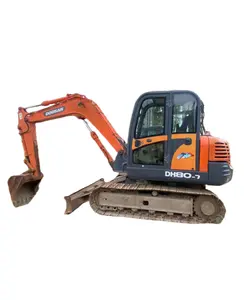 Good performance 8t small excavators cost price doosan dh 80 mini used excavator for sale