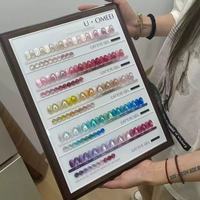 Nouveau kit de vernis gel œil de chat 50 couleurs, magnétique, non toxique, couleurs tendance, effet perles de verre, pour salons de manucure, facile à retirer
