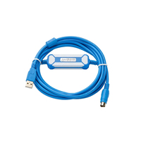 Cable de Programación Mitsubishi Serie Q USB-QC30R2, Conductor de Cobre, Aislamiento de PVC, 200 cm de Longitud, 2*0.5 mm de Tamaño, Color Negro, Combinado