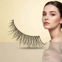 Cils en fibres PBT de qualité supérieure, bande transparente, bande ultra-fine, cils d'apparence naturelle pour le marché américain