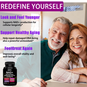 Integratore NAD+ Personalizzabile OEM Certificato GMP con Berberina, Fisetina, <span class=keywords><strong>Quercetina</strong></span> - 90 Capsule - Product Image 6