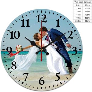 Acrylic Sản Xuất Tùy Chỉnh Cá Nhân Kỹ Thuật Số Đồng Hồ Treo Tường Không ticking Im Lặng Hình Ảnh Hình Ảnh Văn Bản Trang Trí Nội Thất Cho Cuộc Sống - Product Image 2