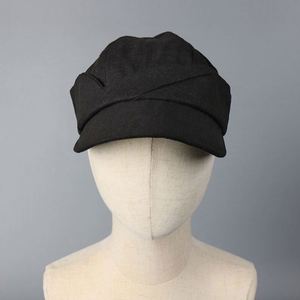 Béret simple en coton et lin pour femme, style décontracté printanier, tendance, chapeau de gavroche respirant anti-UV - Product Image 4