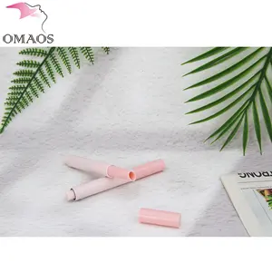 Omaos Cute Pink Press Cutticle Oil Pen Logotipo personalizado Brillo de labios Lip Plump Packaging Brillo de labios Envases de lápiz labial