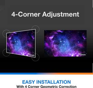 Yinzam Optoma GT3500HDR y GT4000UHD 4K UHD <span class=keywords><strong>Full</strong></span> <span class=keywords><strong>HD</strong></span> <span class=keywords><strong>Proyector</strong></span> láser DLP de alcance ultra corto 3800 <span class=keywords><strong>lúmenes</strong></span> para cine en casa y juegos - Product Image 5