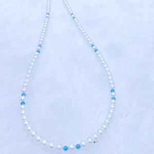 Collar de Lujo Ajustable Estilo Bohemio Clásico con Perlas Naturales de Agua Dulce de 3-4mm, Elemento de Mariposa Beimu, Collar de Cola Apilada - Product Image 3