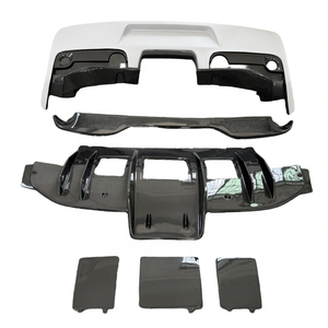 Para <span class=keywords><strong>Ferrari</strong></span> <span class=keywords><strong>458</strong></span> Italy Upgrade SP Style Semi-Carbon Fiber Parachoques trasero Difusor trasero Body Kit - Product Image 1