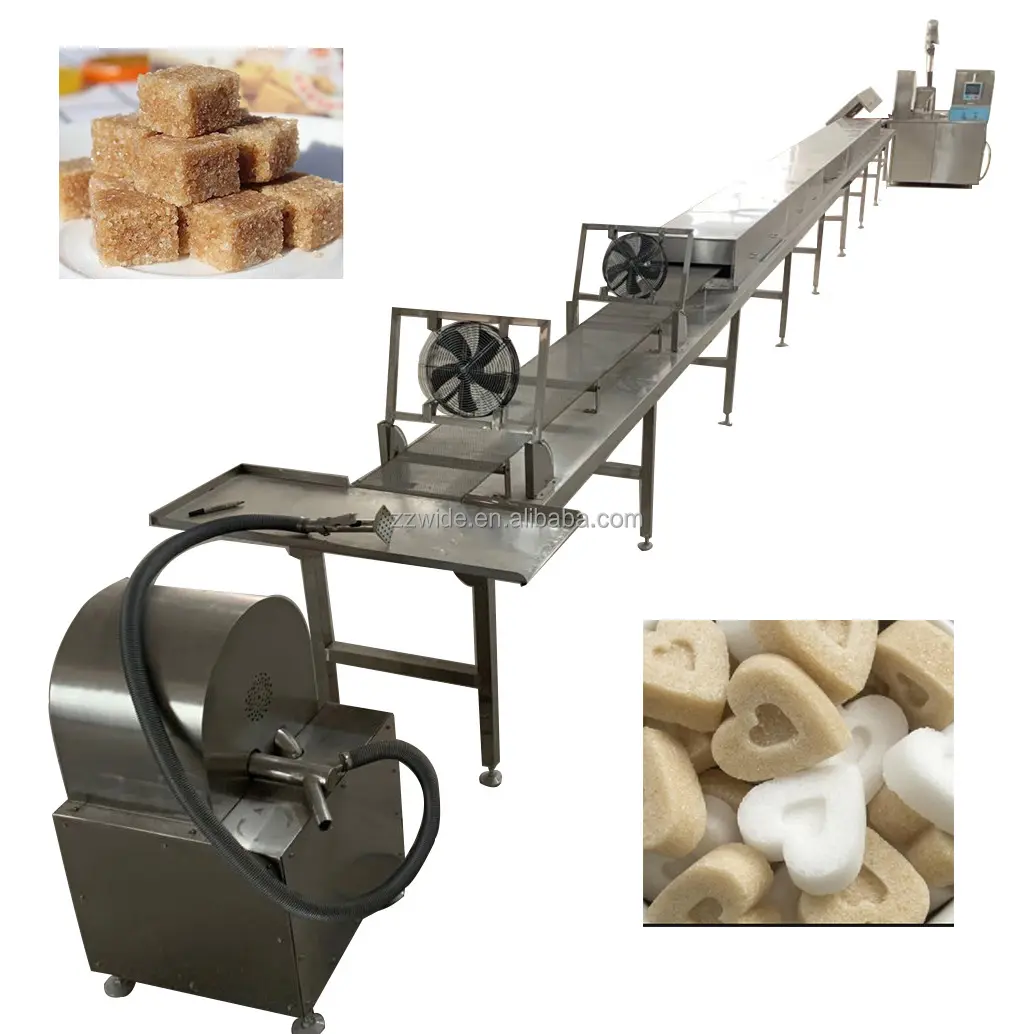 China oferta fabricação fornecimento custos mais baixos cubos açúcar pequeno moldar fazendo máquinas linha