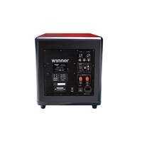 ToneWinner SUB-1280 600W Subwoofer Home Cinéma 12 Pouces Haut-parleur en Bois Technics Super Bass Barre de Son Amplifiée AV Concert 1