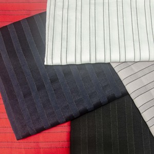 Tissu en mélange de coton, <span class=keywords><strong>lin</strong></span> et lyocell à rayures, livraison rapide, 135 g/m², 138 cm, délavé à la pierre, 52 % <span class=keywords><strong>lin</strong></span>, 43 % coton, 5 % lyocell, pour vêtements - Product Image 3