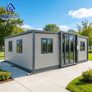 Casa Contenedor Prefabricada Expandible de 20 y 40 Pies, Lista para Usar, con 1, 2, 3, 4 o 5 Dormitorios, Cocina Plegable, Casa Pequeña Tipo Villa - Product Image 1