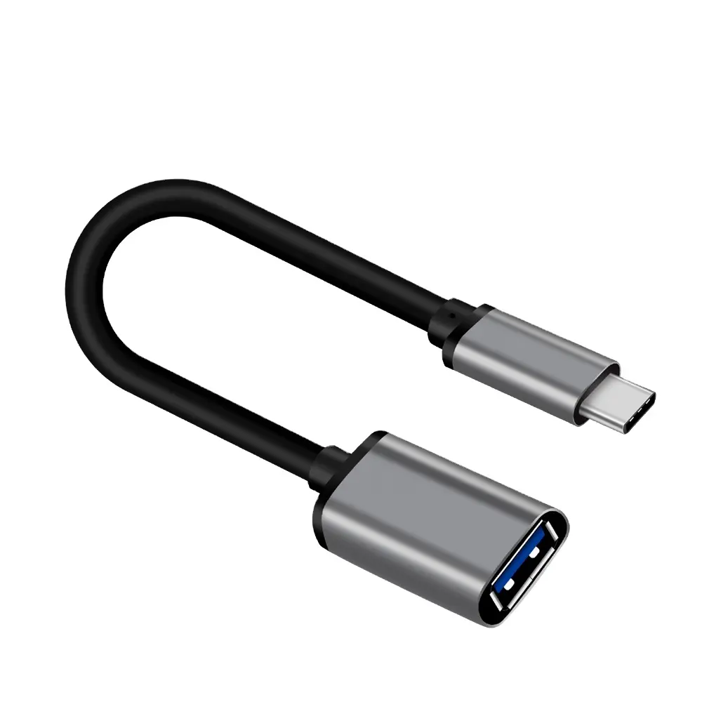 Kabel USB type-c Male ke USB3.0 OTG Female dengan arus maks 3A