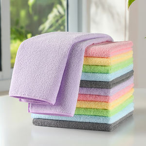 Chiffon carré en microfibre 230 g/m² réutilisable léger doux absorbant sans peluches sans bordure séchage rapide multi-usages cuisine véhicule - Product Image 6