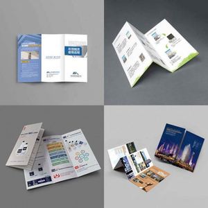 โรงงานผลิตงานพิมพ์ยูวี รับทำโบรชัวร์บริษัท 4 สี ขนาด A4/A3 แบบพับสามตอน ใบปลิว โปสเตอร์ ทำจากกระดาษคราฟท์ จัดส่งฟรี - Product Image 3