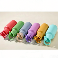 Termo Infantil Personalizado con Logotipo, 350 ml, 12 oz, de Acero Inoxidable, con Asa y Tapa