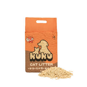 Litière Tofu bouclée sans poussière pour chats, produits pour animaux de compagnie - Product Image 1